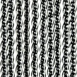 Vliegengordijn Luxe Venetië Zwart 100x240cm