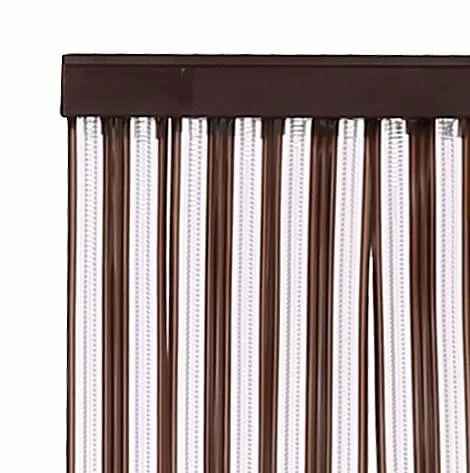 Vliegengordijn Pvc Zwaar Donkerbruin 90x220cm 4 Vliegengordijn Pvc Zwaar Donkerbruin 90x220cm - Afbeelding 2