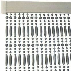 Vliegengordijn Kralen Perla Grijs 90x220cm (90 Strengen) -Gordijn Promotie Winkel 1979367480 3