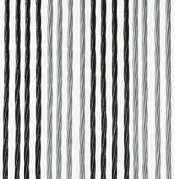Vliegengordijn Victoria 90x220cm (zilver-zwart)