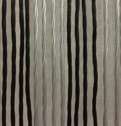 Vliegengordijn Victoria 90x220cm (zilver-zwart) 4 Vliegengordijn Victoria 90x220cm (zilver-zwart) - Afbeelding 2