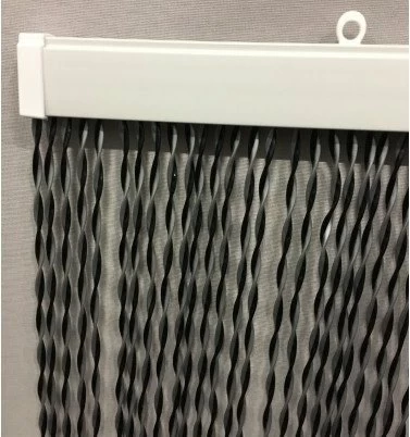 Vliegengordijn Opal 90x220cm (zilver-zwart) 5 Vliegengordijn Opal 90x220cm (zilver-zwart) - Afbeelding 3