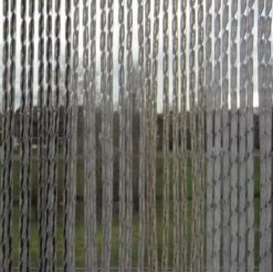 Vliegengordijn Luxe Bali Zwart-transparant 92x210cm -Gordijn Promotie Winkel 1979367762