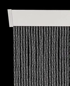 Vliegengordijn Luxe Bali Zwart-transparant 92x210cm -Gordijn Promotie Winkel 1979367765