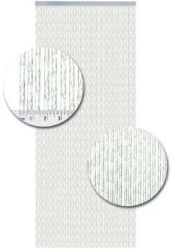 Vliegengordijn Luxe Milano Wit 92x210cm 5 Vliegengordijn Luxe Milano Wit 92x210cm -Gordijn Promotie Winkel 1979367819