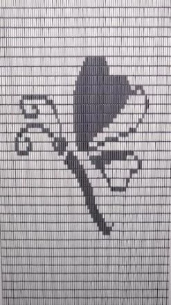 Vliegengordijn Libelle Hulzen 90x210cm