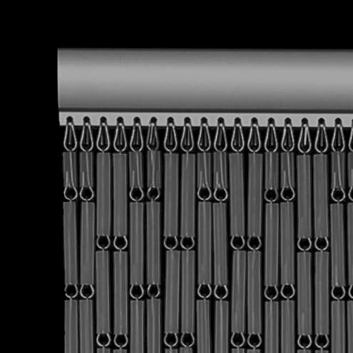 Vliegengordijn Hulzen Zilver 90x210cm 4 Vliegengordijn Hulzen Zilver 90x210cm - Afbeelding 2