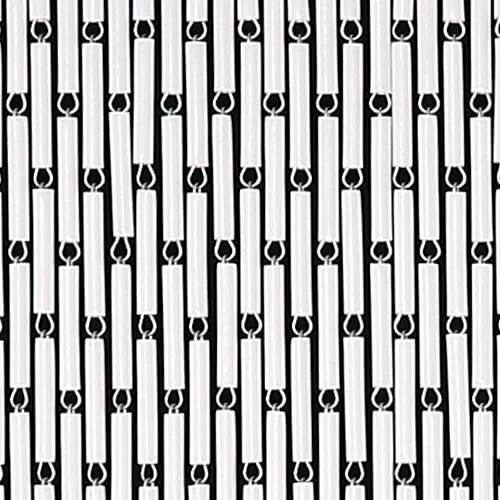 Vliegengordijn Hulzen Wit 90x210cm 3 Vliegengordijn Hulzen Wit 90x210cm