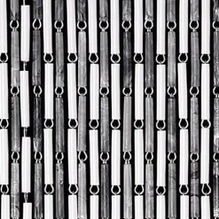 Vliegengordijn Hulzen Wit/grijs 90x210cm
