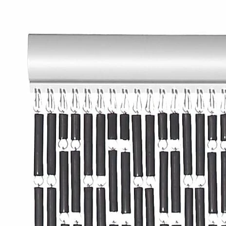 Vliegengordijn Hulzen Antraciet 90x210cm 4 Vliegengordijn Hulzen Antraciet 90x210cm - Afbeelding 2