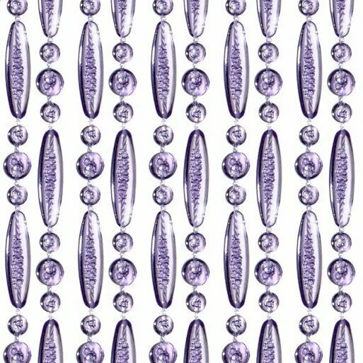 Vliegengordijn Kralen Paars Transparant 90x210cm 3 Vliegengordijn Kralen Paars Transparant 90x210cm