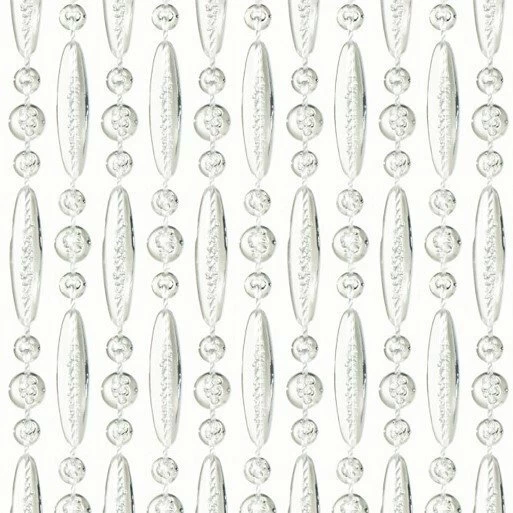 Vliegengordijn Kralen Transparant 90x210cm 3 Vliegengordijn Kralen Transparant 90x210cm