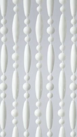 Vliegengordijn Kralen Wit 90x210cm 5 Vliegengordijn Kralen Wit 90x210cm -Gordijn Promotie Winkel 1979368329 1