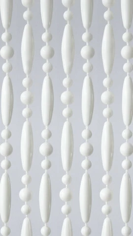 Vliegengordijn Kralen Wit 90x210cm 4 Vliegengordijn Kralen Wit 90x210cm - Afbeelding 2
