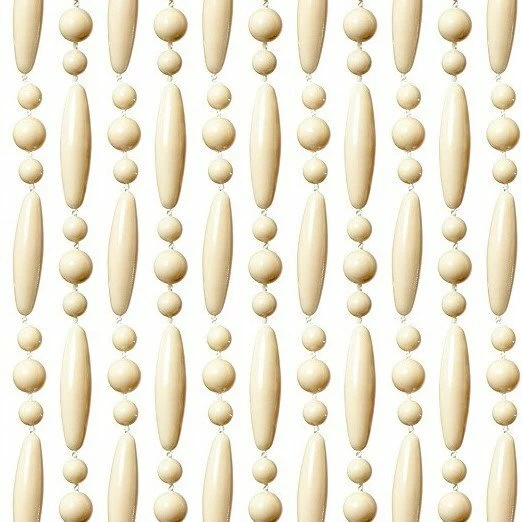 Vliegengordijn Kralen Creme 90x210cm 3 Vliegengordijn Kralen Creme 90x210cm