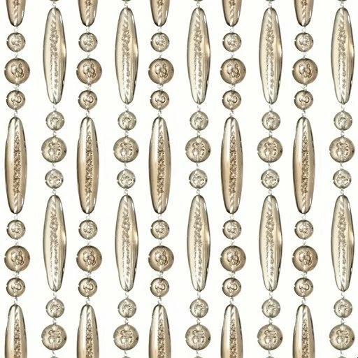 Vliegengordijn Kralen Champagne Transparant 90x210cm 3 Vliegengordijn Kralen Champagne Transparant 90x210cm