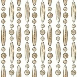 Vliegengordijn Kralen Champagne Transparant 90x210cm