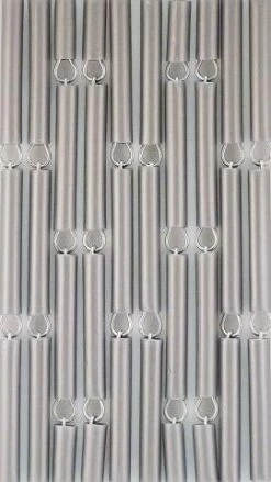 Vliegengordijn Op Maat: Hulzen Verspringen Zilver (kant En Klaar) -Gordijn Promotie Winkel 1979369148 1