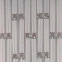 Vliegengordijn Op Maat: Hulzen Verspringen Transparant (kant En Klaar)