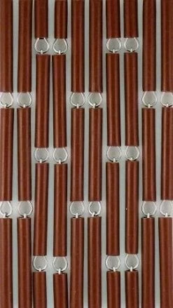 Vliegengordijn Op Maat: Hulzen Verspringen Bruin (kant En Klaar) -Gordijn Promotie Winkel 1979369172 1