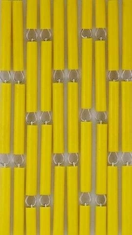 Vliegengordijn Op Maat: Hulzen Verspringen Geel (kant En Klaar) 4 Vliegengordijn Op Maat: Hulzen Verspringen Geel (kant En Klaar) - Afbeelding 2