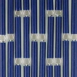 Vliegengordijn Op Maat: Hulzen Verspringen Donkerblauw (kant En Klaar) 3 Vliegengordijn Op Maat: Hulzen Verspringen Donkerblauw (kant En Klaar)